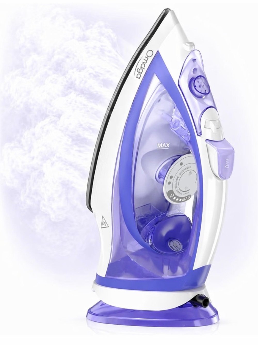 Cordless Iron for Clothes, 1550W 2-In-1 Cordless/Corded Steam Iron Rapid Heating